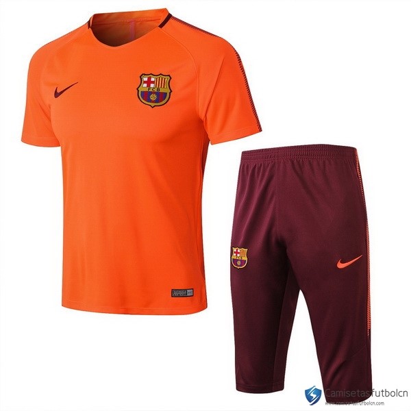 Camiseta Entrenamiento Barcelona Conjunto Completo 2018-19 Naranja